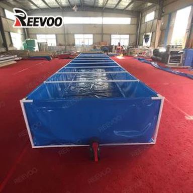 ขายบ่อเลี้ยงปลา PVC Tarpaulin รูปสี่เหลี่ยมผืนผ้า
