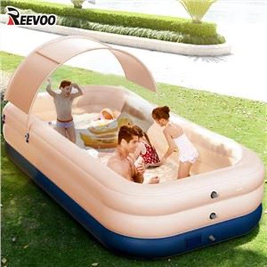 สระ PVC สี่เหลี่ยมสวน